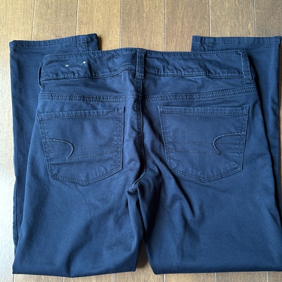 AEO Artist Crop Black Stretch 4 - Picture 4 of 4